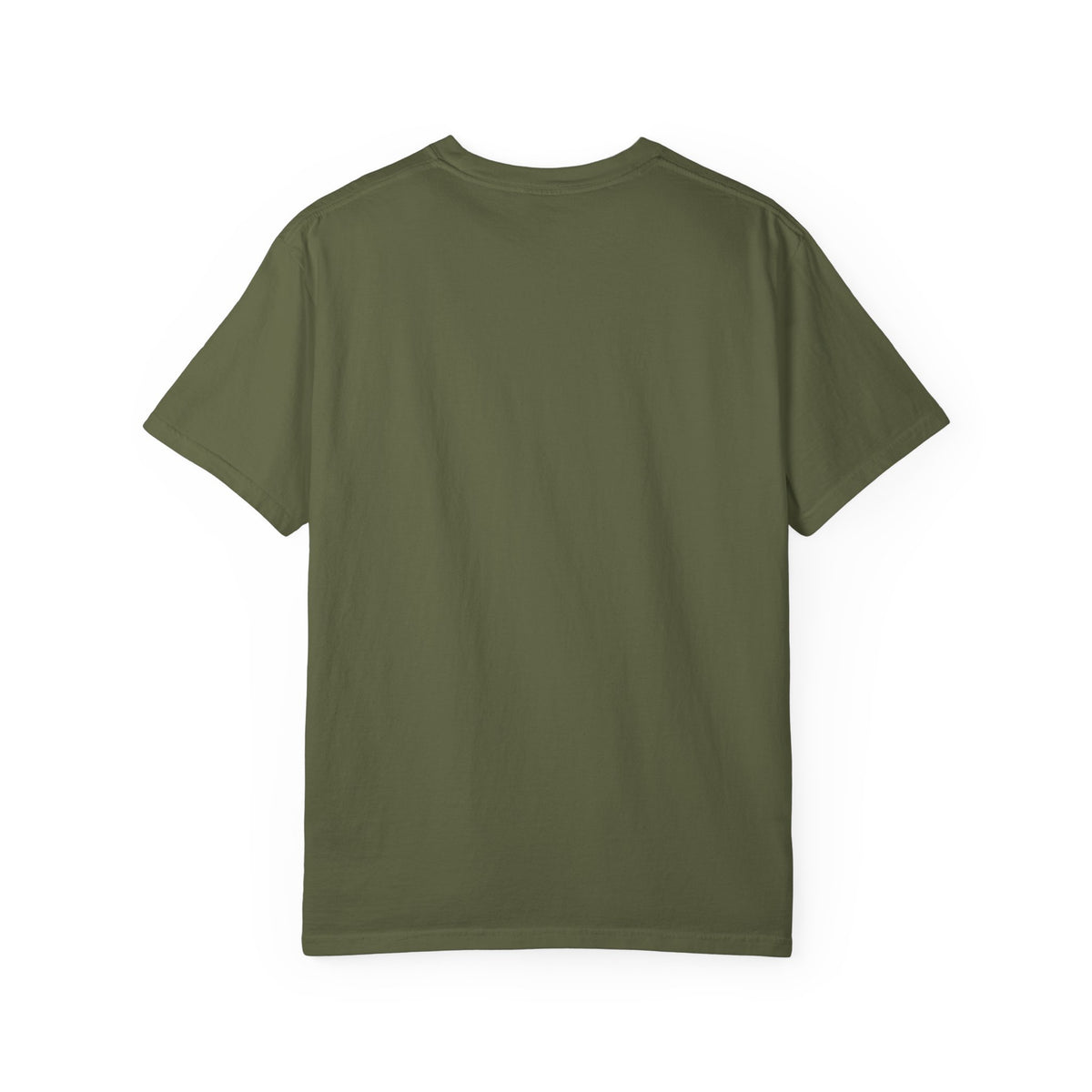 Back view of Jesus Saves Christian T-shirt showing plain back and relaxed short-sleeve fit.